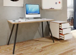 VCM Schreibtisch »Schreibtisch Bürotisch Computertisch Salia 110x80« 1 Stk. tlg.