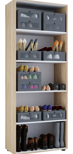 VCM Schuhregal »Holz Kleiderschrank Schuhschrank Vandol« 1 Stk. tlg.