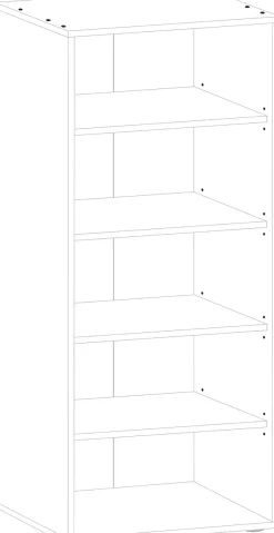 VCM Schuhregal »Holz Kleiderschrank Schuhschrank Vandol« 1 Stk. tlg.
