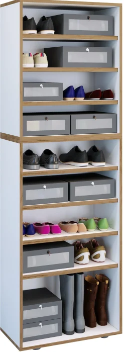 VCM Schuhregal »Holz Regal Schuhschrank Schuhregal Salia B60«