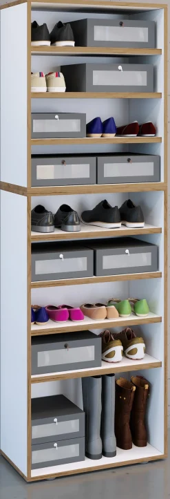 VCM Schuhregal »Holz Regal Schuhschrank Schuhregal Salia B60«