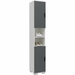 VCM Schuhschrank »Holz schmaler Schuhschrank Dielenmöbel GadosM« 1 Stk. tlg.