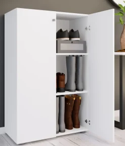 VCM Schuhschrank »Holz Schuhschrank Schuhregal Schuhkommode Lona 3« 1 Stk. tlg.