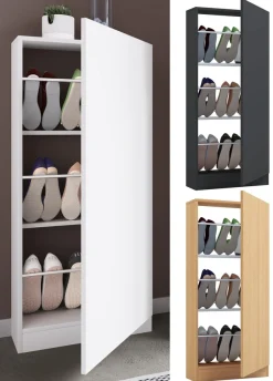 VCM Schuhschrank »Holz Schuhschrank Schuhkommode Fulisa L« 1 Stk. tlg.