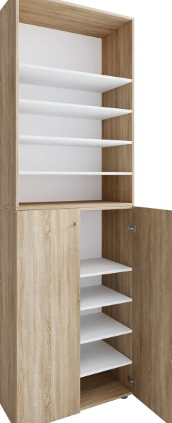 VCM Schuhschrank »XL Holz Großer Schuhschrank Schuhkommode Lona 10« 1 Stk. tlg.