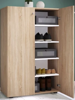 VCM Schuhschrank »XL Holz Großer Schuhschrank Schuhkommode Lona 5« 1 Stk. tlg.