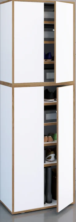 VCM Schuhschrank »XL Holz Großer Schuhschrank Schuhkommode Salia B60«
