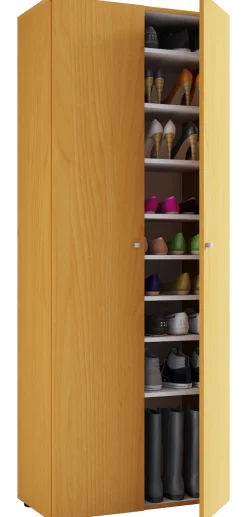 VCM Schuhschrank »XXL Holz Großer Schuhschrank Schuhkommode Vandol 9« 1 Stk. tlg.
