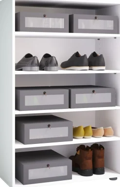 VCM Schuhschrank »XXL Holz Großer Schuhschrank Schuhregal Lona 5« 1 Stk. tlg.