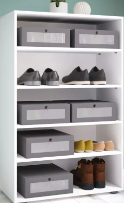 VCM Schuhschrank »XXL Holz Großer Schuhschrank Schuhregal Lona 5« 1 Stk. tlg.