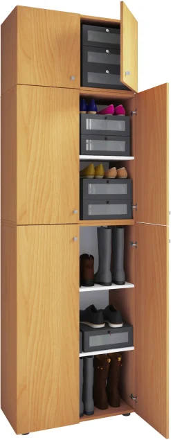 VCM Schuhschrank »XXL Schuhschrank Kleiderschrank Schrank Lona 5f A« 1 Stk. tlg.