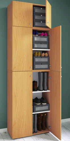 VCM Schuhschrank »XXL Schuhschrank Kleiderschrank Schrank Lona 5f A« 1 Stk. tlg.