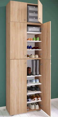 VCM Schuhschrank »XXL Schuhschrank Kleiderschrank Schrank Lona 9f SA« 1 Stk. tlg.