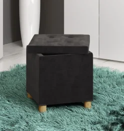 VCM Sitztruhe »Stoff Sitztruhe Sitzbank Truhe Sitzhocker Sizos M« 1 Stk. tlg.