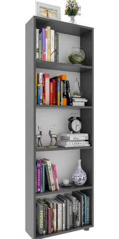 VCM Standregal »Holz Büro Regal Bücher Ordner Aktenregal Bulas 5f« 1 Stk. tlg.