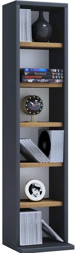VCM Standregal »Holz CD DVD Stand Aufbewahrung Deko Regal Elementa« 1 Stk. tlg.