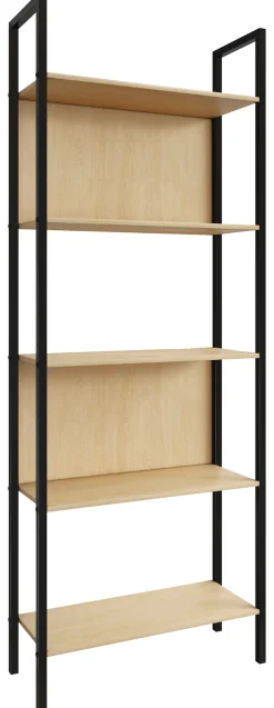 VCM Standregal »Holz Metall Stand Regal Büro Bücher Flakos 5fach« 1 Stk. tlg.