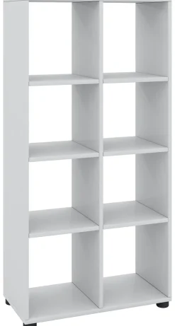 VCM Standregal »Holz Raumteiler Stand Regal Bücher Benas 2x4« 1 Stk. tlg.