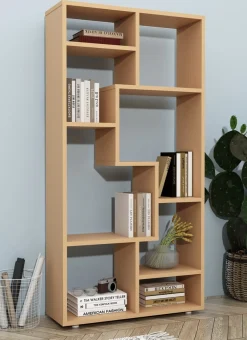 VCM Standregal »Holz Stand Regal Raumteiler Bücherregal Lanisa M« 1 Stk. tlg.
