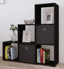 VCM Standregal »Holz Stand Treppenregal Regal 6 Fächer Nitas« 1 Stk. tlg.