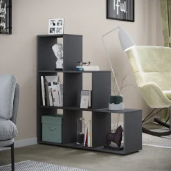 VCM Standregal »Holz Stand Treppenregal Regal 6 Fächer Nitas« 1 Stk. tlg.