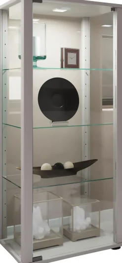 VCM Standvitrine »Holz Glas Stand Vitrine Sammelvitrine Kavisa M« 1 Stk. tlg.
