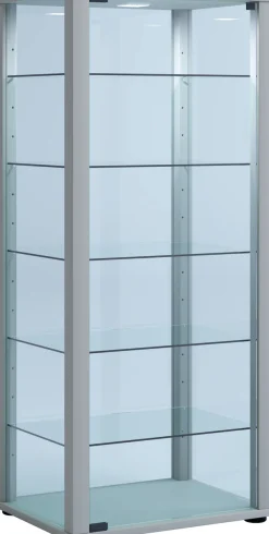 VCM Standvitrine »Holz Glas Stand Vitrine Sammelvitrine Kavisa L« 1 Stk. tlg.