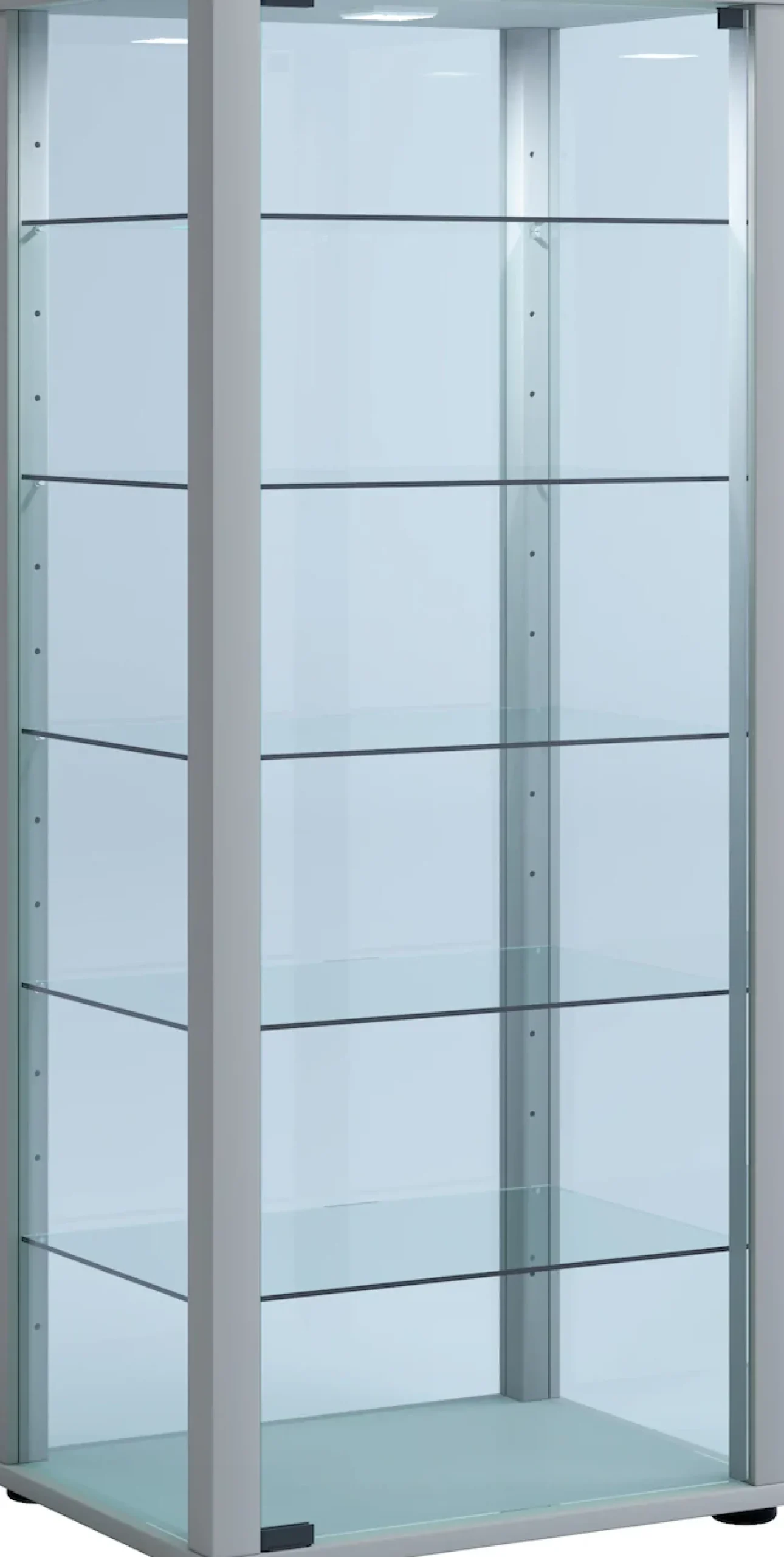 VCM Standvitrine »Holz Glas Stand Vitrine Sammelvitrine Kavisa L« 1 Stk. tlg.