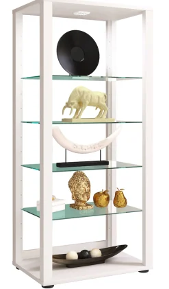 VCM Standvitrine »Holz Glas Stand Vitrine Sammelvitrine Glasol lV« 1 Stk. tlg.