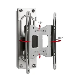 VCM TV-Wandhalterung »TV Wandhalterung Halter neigbar schwenkar B-FS1« 1 Stk. tlg.