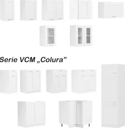 VCM Unterschrank »Küchenschrank 80 cm Unterschrank Schublade Colura« 1 Stk. tlg.