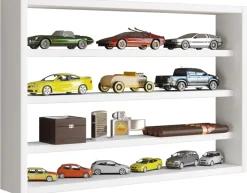 VCM Wandregal »Holz Wandregal Wandvitrine Regal Deko Osado M« 1 Stk. tlg.