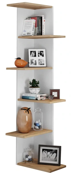 VCM Wandregal »Holz Wandregal Hängeregal Eckregal Regal Balos XL« 1 Stk. tlg.