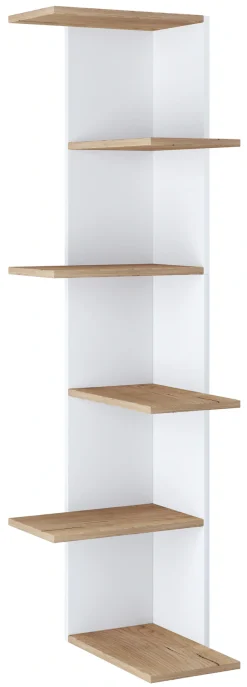 VCM Wandregal »Holz Wandregal Hängeregal Eckregal Regal Balos XL« 1 Stk. tlg.