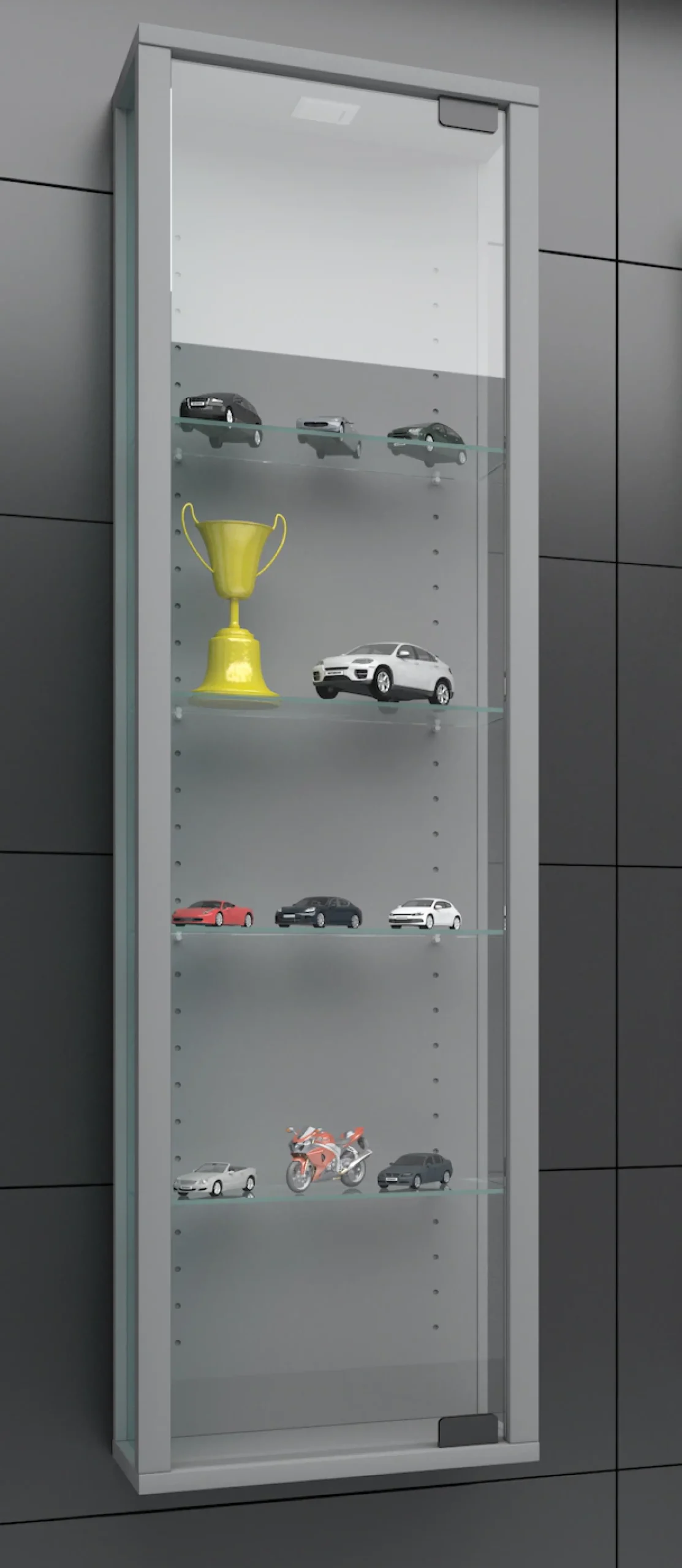 VCM Wandregal »Wandvitrine Hängevitrine Glasvitrine Stano Mini« 1 Stk. tlg.