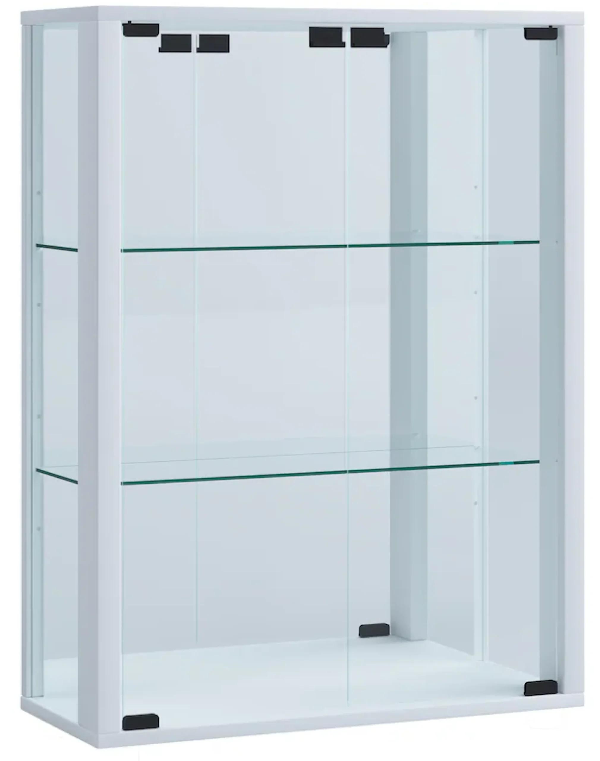 VCM Wandregal »Wandvitrine Hängevitrine Glasvitrine Udina Spiegel« 1 Stk. tlg.