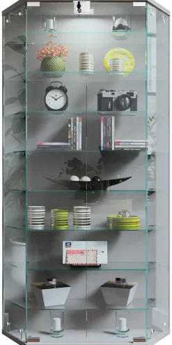 VCM Wandregal »Wandvitrine Hängevitrine Glasvitrine Benila XL« 1 Stk. tlg.