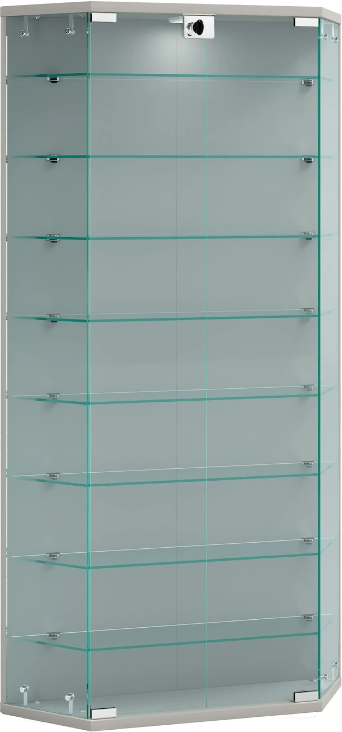VCM Wandregal »Wandvitrine Hängevitrine Glasvitrine Benila XL« 1 Stk. tlg.