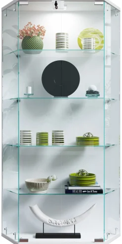 VCM Wandregal »Wandvitrine Hängevitrine Glasvitrine Benila L« 1 Stk. tlg.