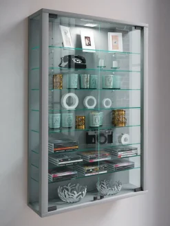 VCM Wandregal »Wandvitrine Hängevitrine Glasvitrine Vitrosa Mini« 1 Stk. tlg.