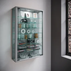 VCM Wandregal »Wandvitrine Hängevitrine Glasvitrine Vitrosa Mini« 1 Stk. tlg.