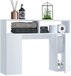 VCM Waschmaschinenumbauschrank »Holz Wandregal Überbau WC Bad Regal Tinol S« 1 Stk. tlg.