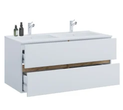 VCM Waschtisch »2 tlg. Badmöbel-Set mit Waschbecken Cosila-I 112cm« 2 Stk. tlg.