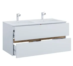 VCM Waschtisch »2 tlg. Badmöbel-Set mit Waschbecken Cosila-I 112cm« 2 Stk. tlg.