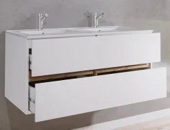 VCM Waschtisch »2 tlg. Badmöbel-Set mit Waschbecken Cosila-I 112cm« 2 Stk. tlg.