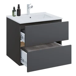 VCM Waschtisch »2 tlg. Badmöbel-Set mit Waschbecken Cosila-I 61 cm« 2 Stk. tlg.