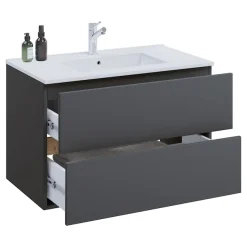 VCM Waschtisch »2 tlg. Badmöbel-Set mit Waschbecken Cosila-I 81 cm« 2 Stk. tlg.