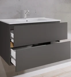 VCM Waschtisch »2 tlg. Badmöbel-Set mit Waschbecken Cosila-I 81 cm« 2 Stk. tlg.