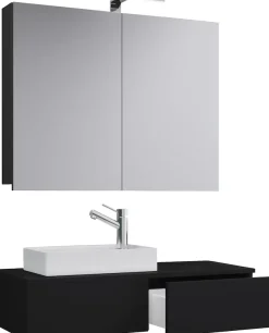 VCM Waschtisch »3-tlg Gäste WC Waschplatz Waschtisch Gudas Schrank« 3 Stk. tlg.
