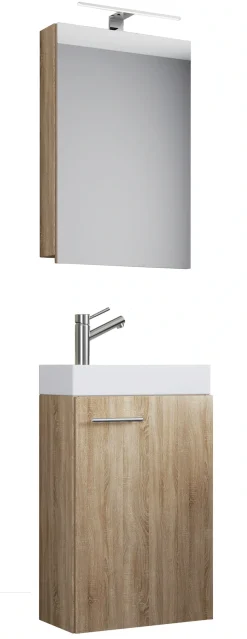 VCM Waschtisch »3-tlg Gäste WC Waschplatz Waschtisch Slito Schrank« 3 Stk. tlg.